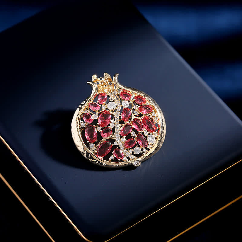 Women's Elegant Insect Pomegranate Brooch - image 3