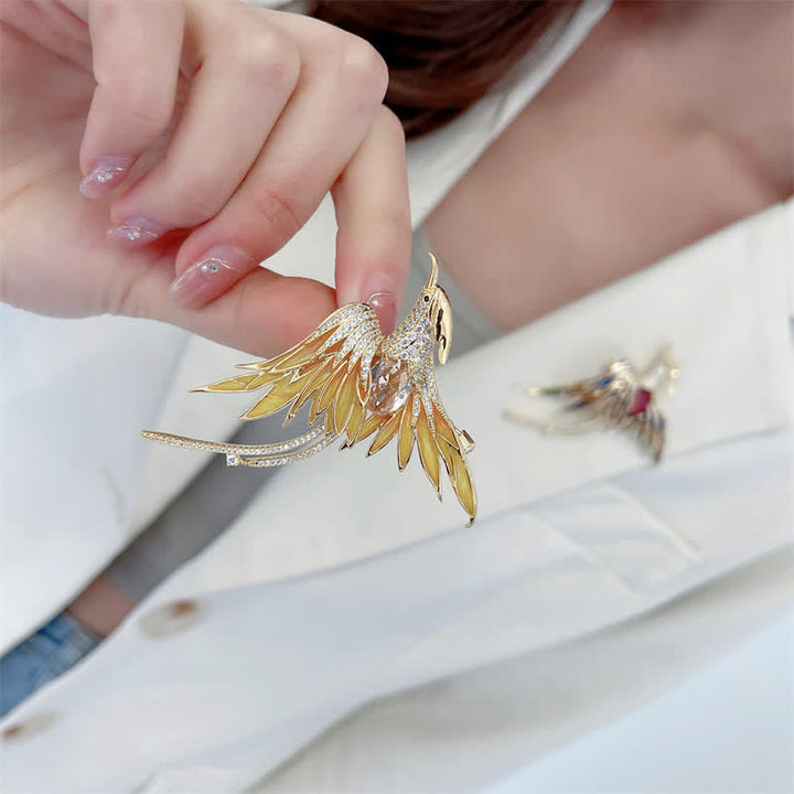 Women's Vintage Phoenix Bird Brooch - image 2