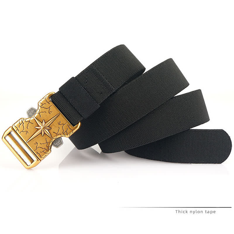Men's Tactical Quick Release Elastic Canvas Belt - image 9