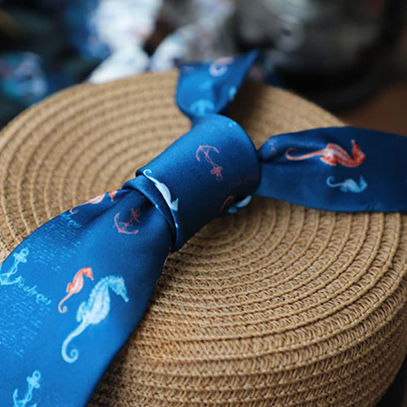 Men's Colourful Prehistoric Creatures Necktie - image 3