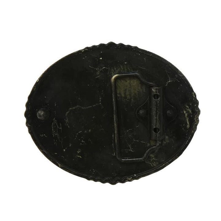 Men's DIY Cowboys Of Faith Buckle Leather Belt - image 1