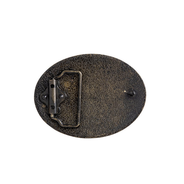 Men's DIY Faith Cross Floral Buckle Leather Belt - image 4
