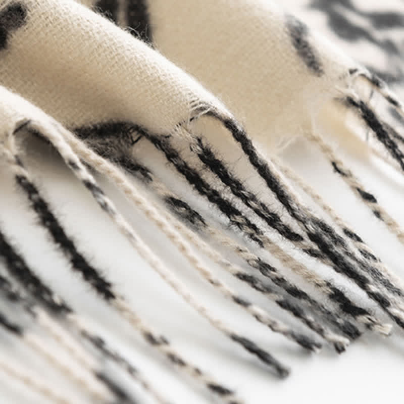 Women's Cream Sweet Flower Botanical Scarf - image 11
