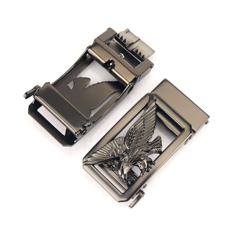 Men's Soaring Hawk Eagle Double-Sided Nylon Belt - image 7