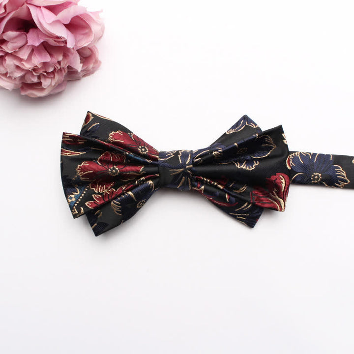 Men's Fangled Jacquard Texture Suit Bow Tie - # 4 - image 6