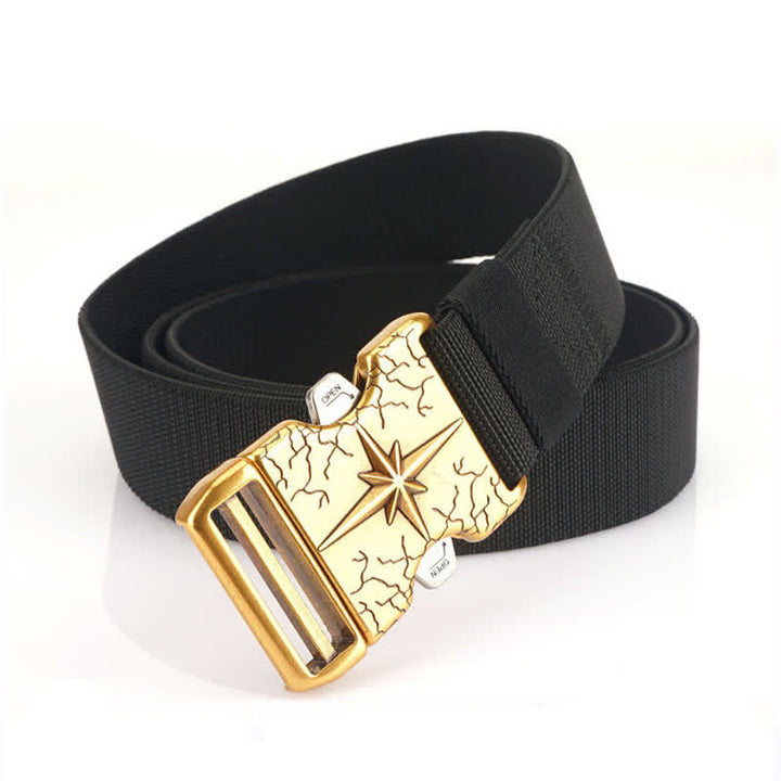 Men's Tactical Quick Release Elastic Canvas Belt - image 0