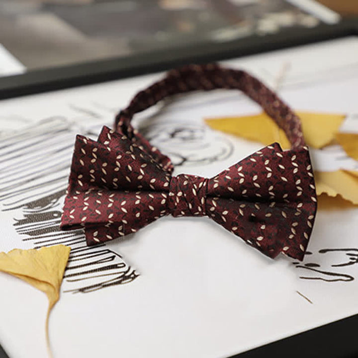 Men's Burgundy Series Gentleman Bow Tie - image 27