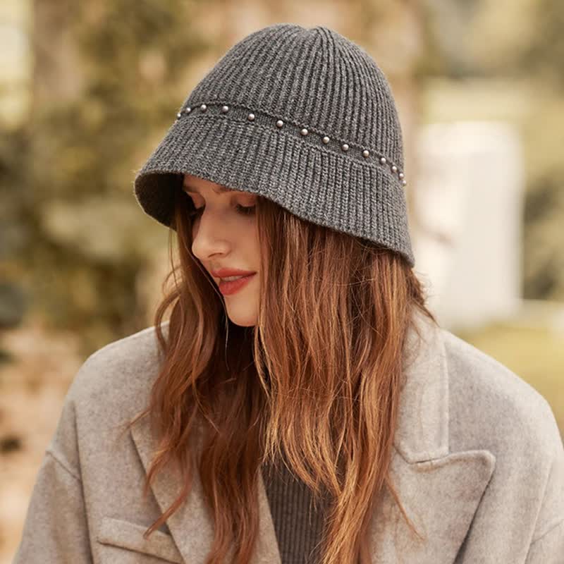 Women's Holiday Vacation Pearl Bucket Hat - image 6