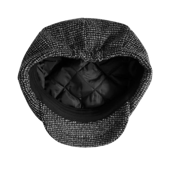 Tiny Checks Gatsby Beret Octagonal Cap - image 5