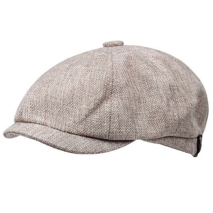 Leisure British Newsboy Octagonal Beret Cap - Khaki - M (22"-22 7/8") - image 2