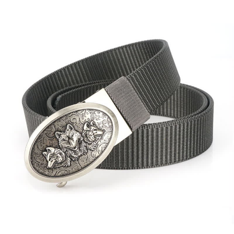 Men's Hungry Wolves Simple Nylon Belt - image 0