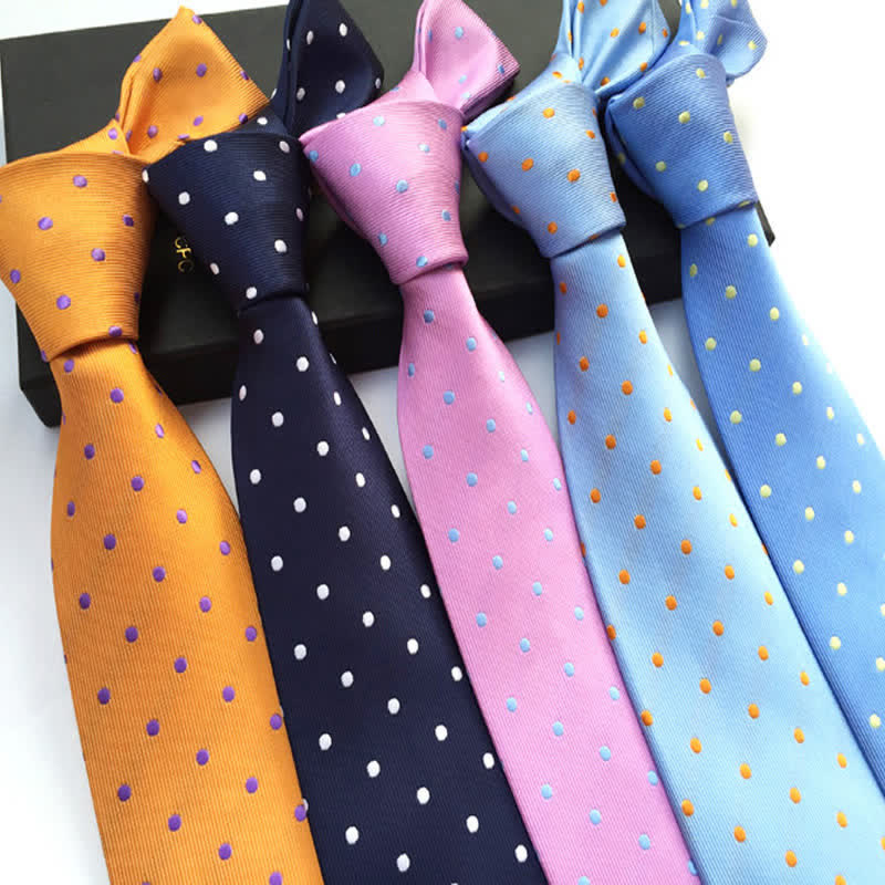 Men's Polka Dots Necktie - image 0