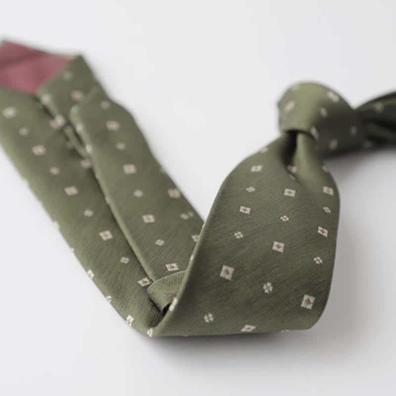 Men's Quiet Spring Green Necktie - image 2