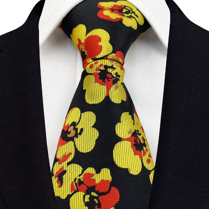 Men's Luxury Modern Floral Necktie - image 5