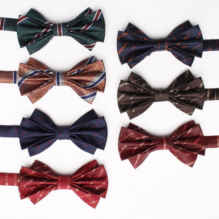 Men's Fangled Jacquard Texture Suit Bow Tie - image 2