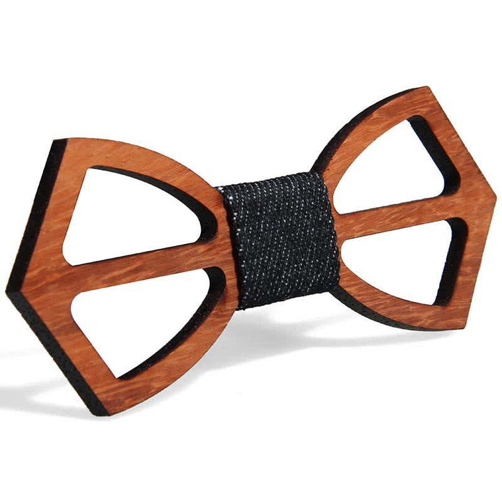 Men's Creative Funny Wooden Bow Tie - Style #6 - image 11