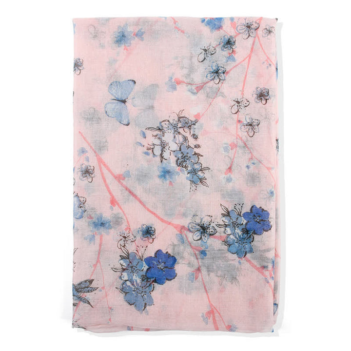 Women's Elegant Vibrant Floral Long Wrap Scarf - image 3