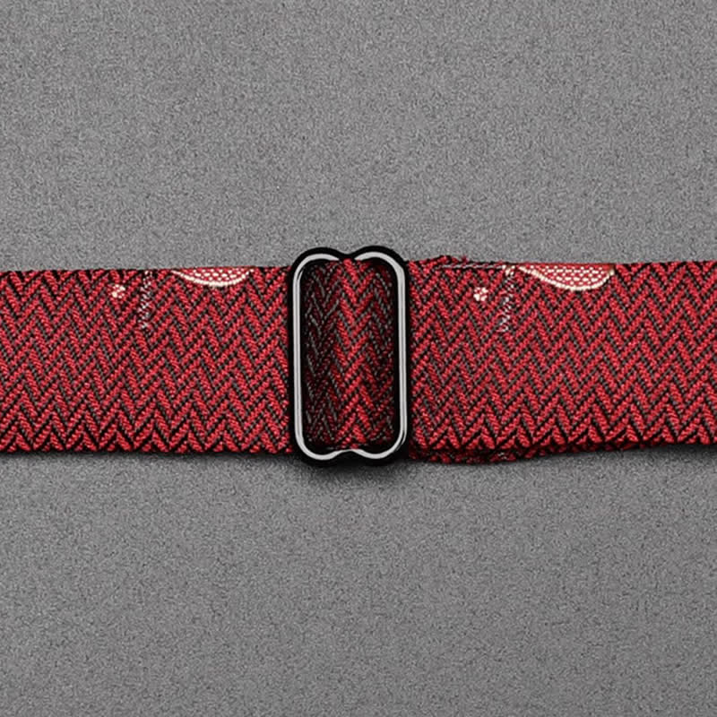 Men's Deluxe Burgundy Tennis Racquet Bow Tie - image 5