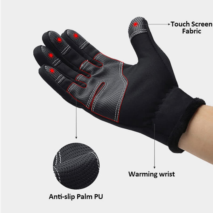 Outdoor Cycling Waterproof Zipper Tactical Gloves - image 6