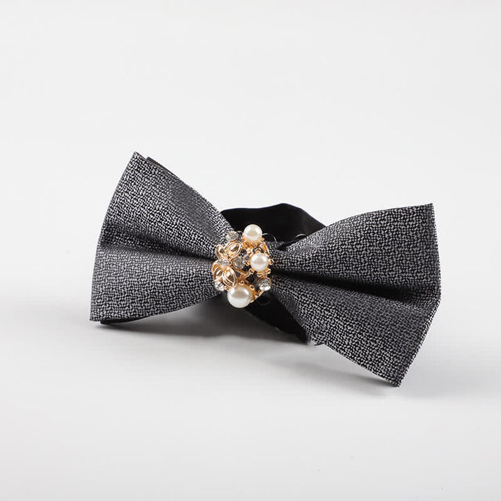 Men's Pearl Formal Tuxedo Bow Tie - image 3