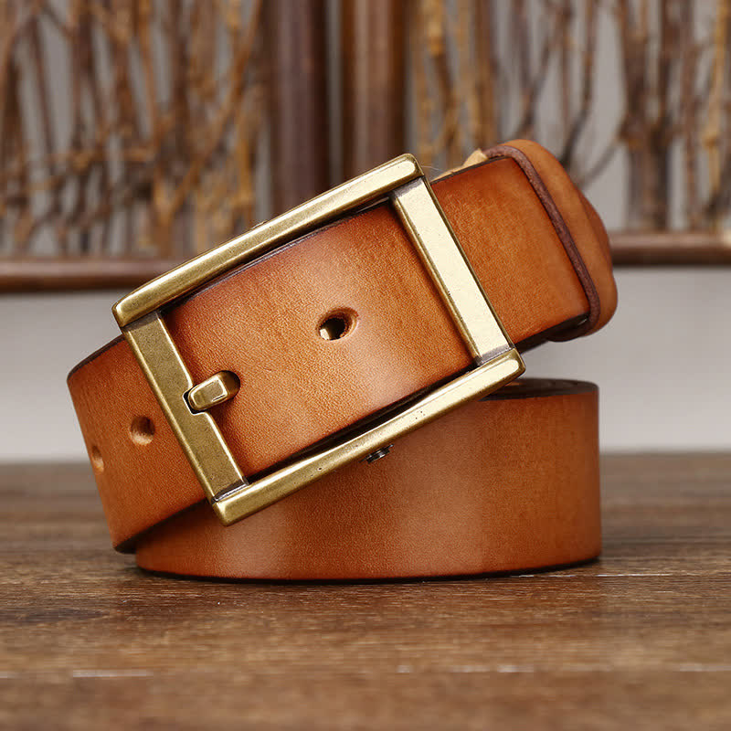 Men's Stud Detail Tough Guy Leather Belt - image 3