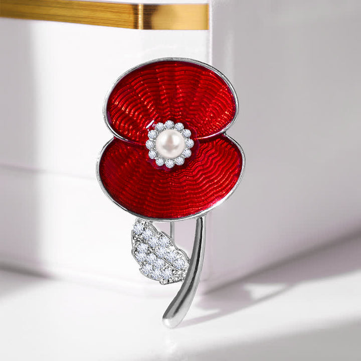 Women's Remembrance Day Poppy Brooch - image 1