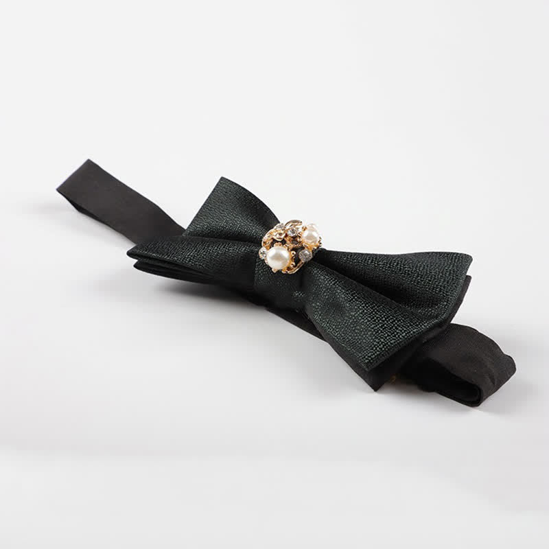 Men's Pearl Formal Tuxedo Bow Tie - image 18