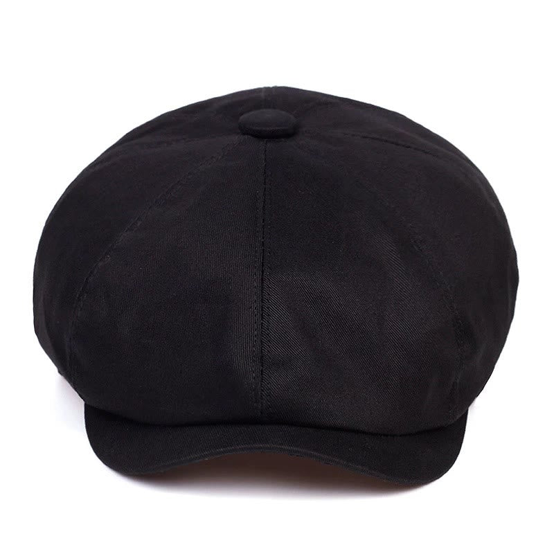 British Newsboy Cotton Octagonal Beret Cap - image 9