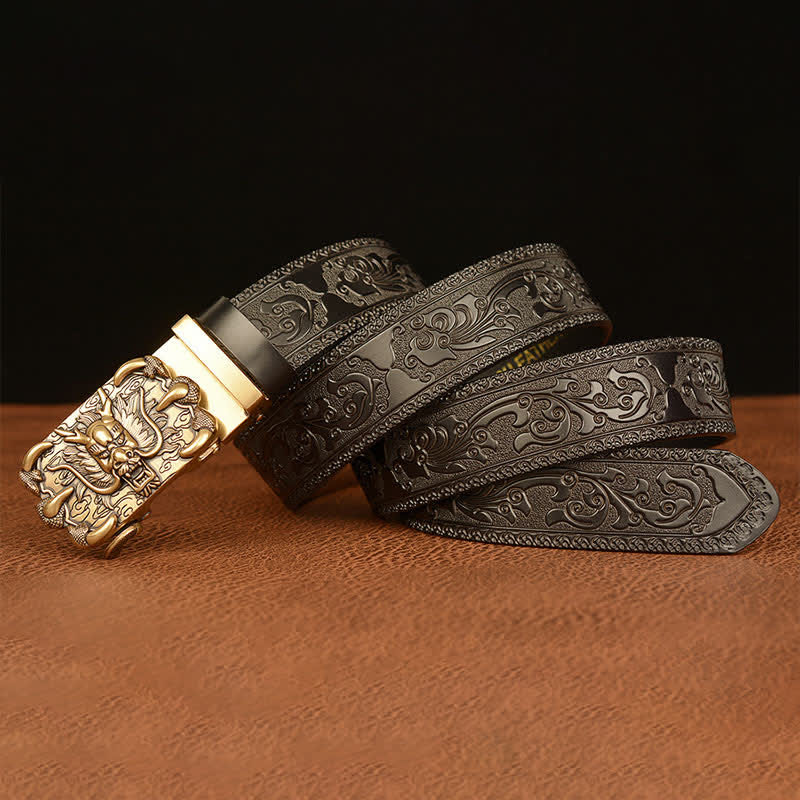 Men's Mighty Dragon Claw Leather Belt - image 14