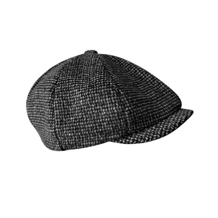 Tiny Checks Gatsby Beret Octagonal Cap - image 3
