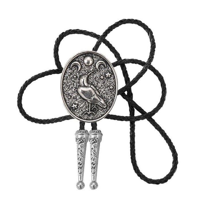 Simple Stars Moon Trendy Bird Bolo Tie - image 7