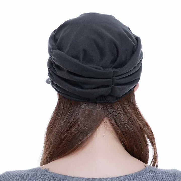 Women's Soft-Brimmed Hat Pleated Baseball Cap - image 14