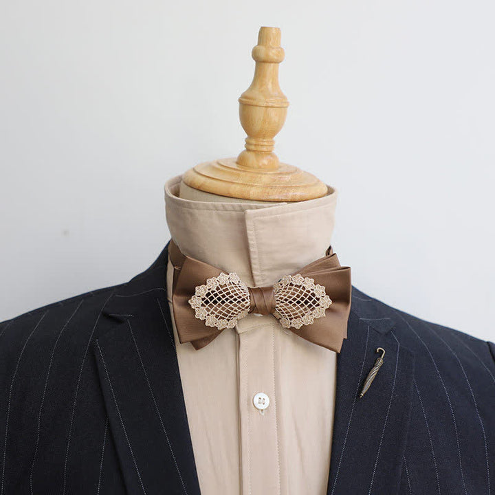 Men's Elegant Flower Lace Bow Tie - image 14