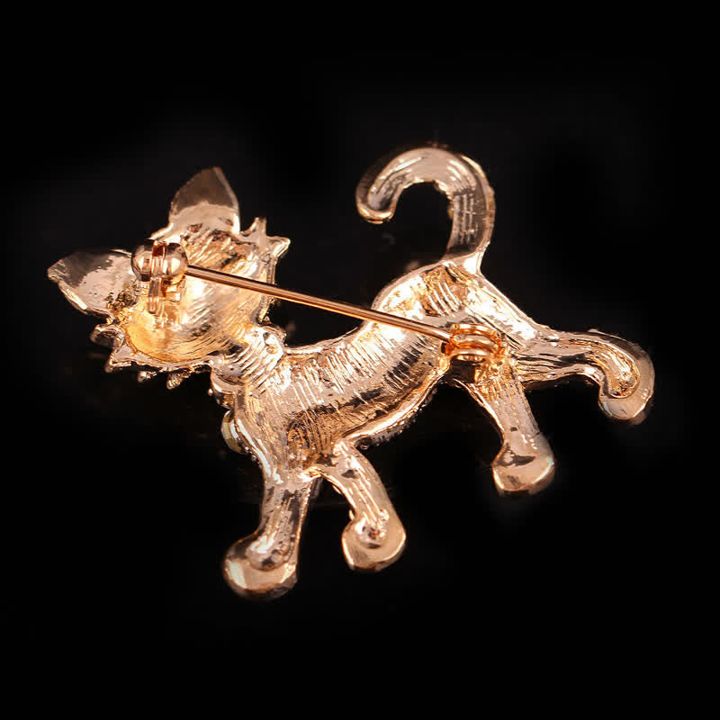 Women's Cute Kitty Cat Brooch - image 5