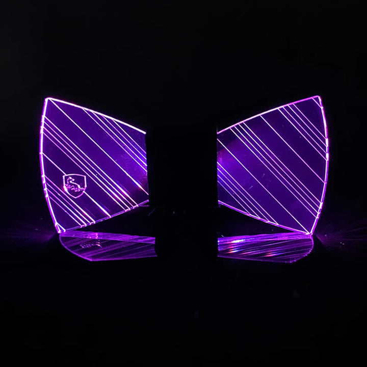 7 Colors Festival Luminous Preppy Acrylic Bow Tie - image 6