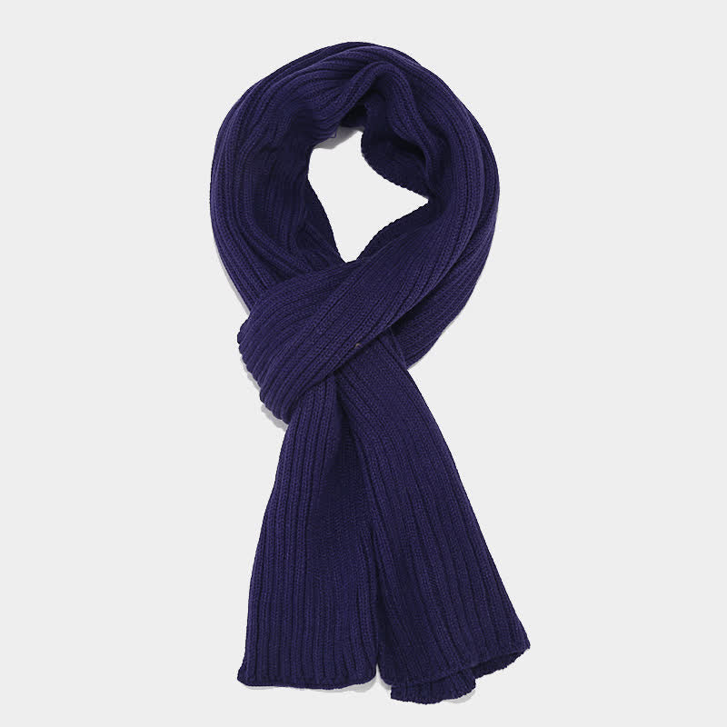 3Pcs Unisex Classic Versatile Hat Scarf Gloves Set - image 18