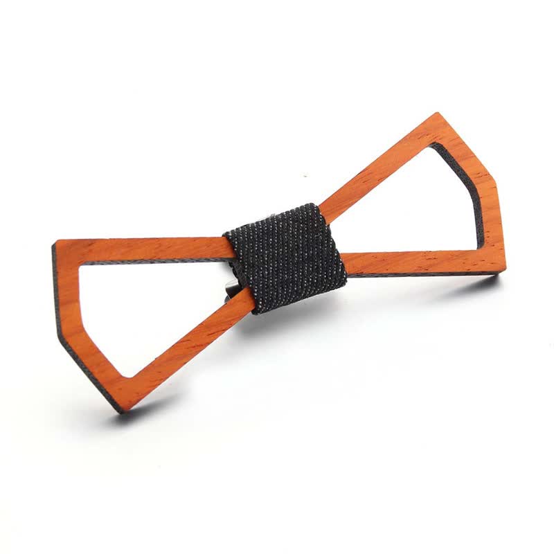 Men's Creative Funny Wooden Bow Tie - Style #9 - image 15