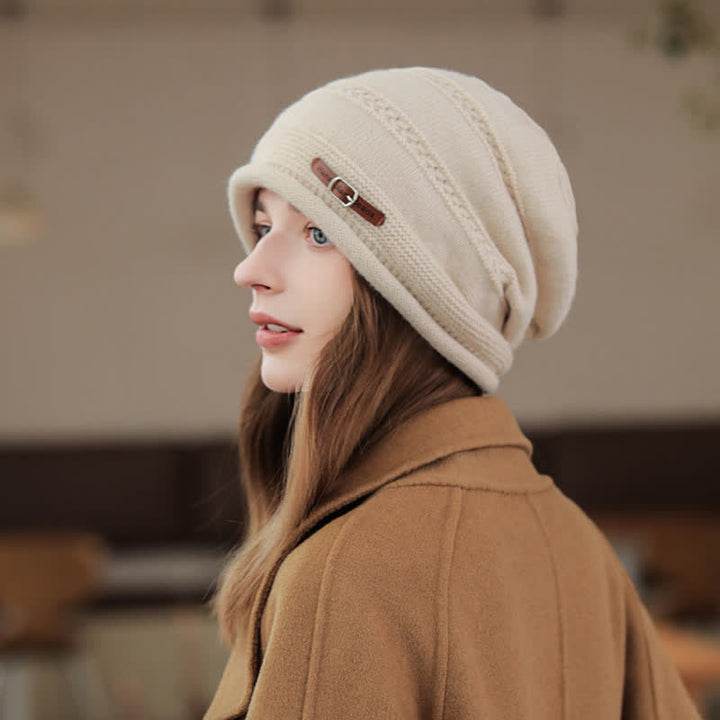 Women's Packable Winter Cap Pile Knitted Hat - image 2