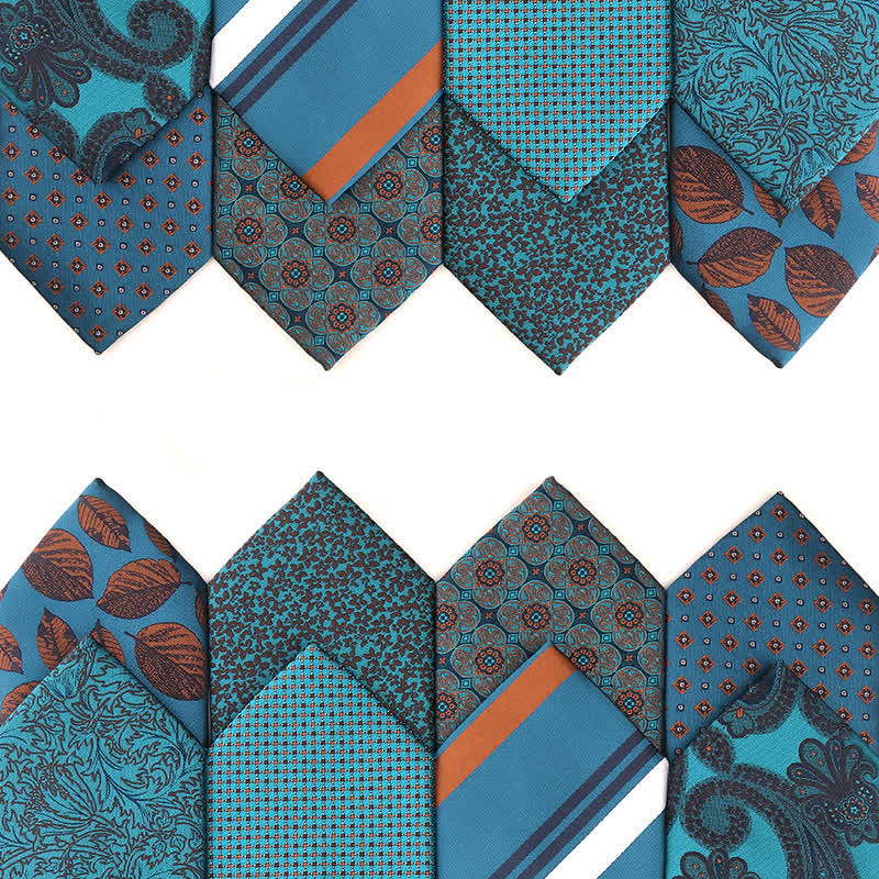 Men's Business Lake Blue Series Necktie - image 0