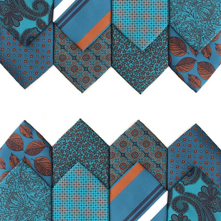 Men's Business Lake Blue Series Necktie