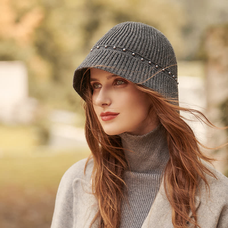 Women's Holiday Vacation Pearl Bucket Hat - image 8