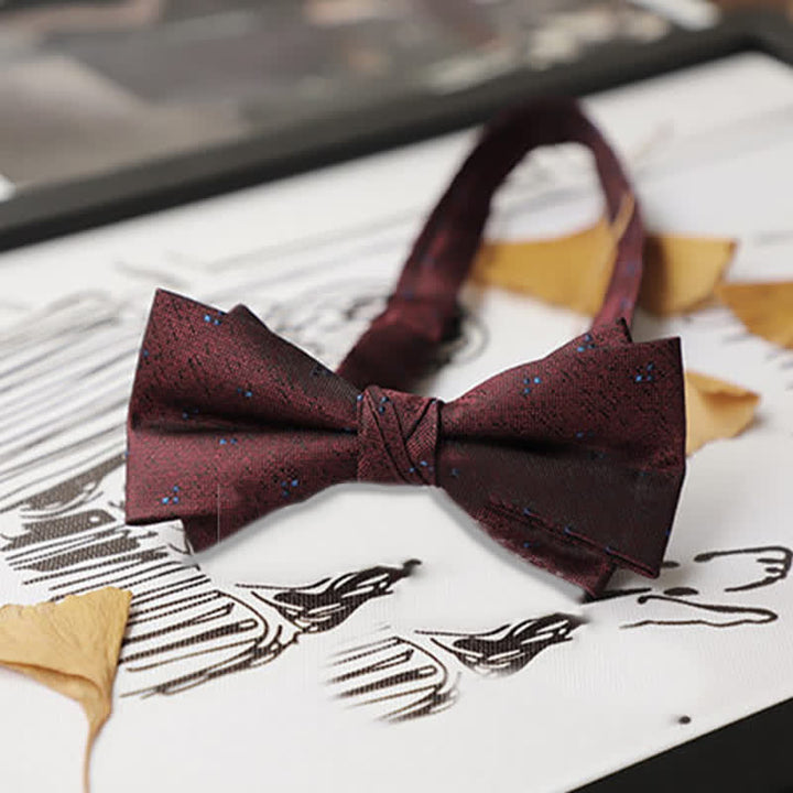 Men's Burgundy Series Gentleman Bow Tie - image 5