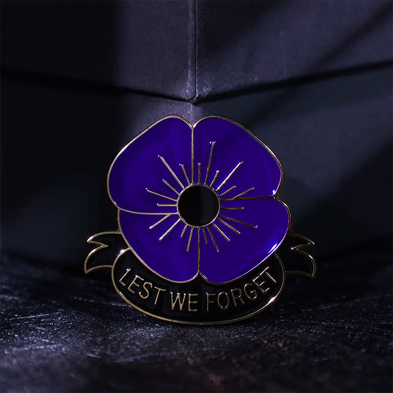 3Pcs Unisex Lest We Forget Poppy Brooch - image 11