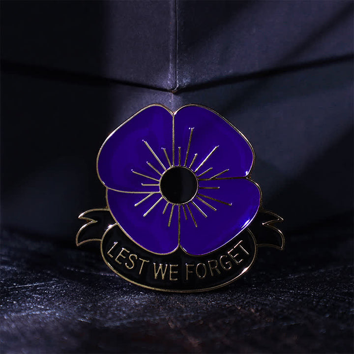 3Pcs Unisex Lest We Forget Poppy Brooch - image 11