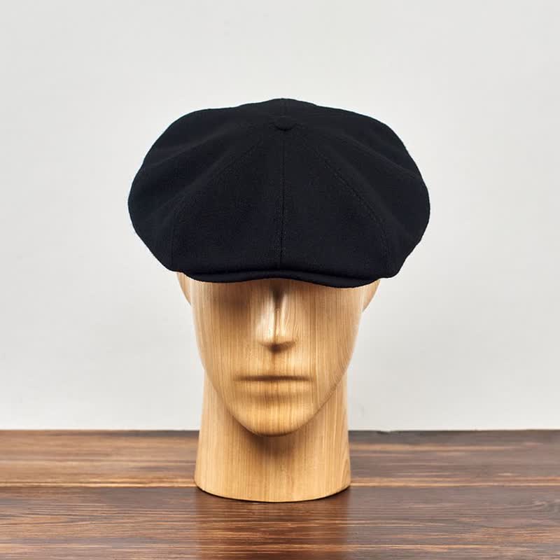 Black Peaky Blinders Octagonal Beret Cap - image 2