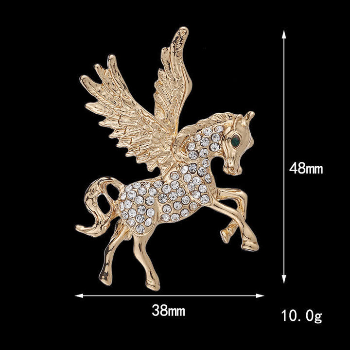 Men's Vintage Pegasus Wings Brooch - image 3