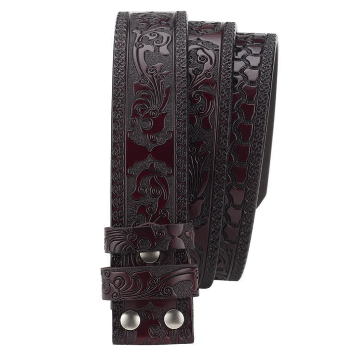 Men's Playing Cards Poker Gambling Leather Belt - image 3