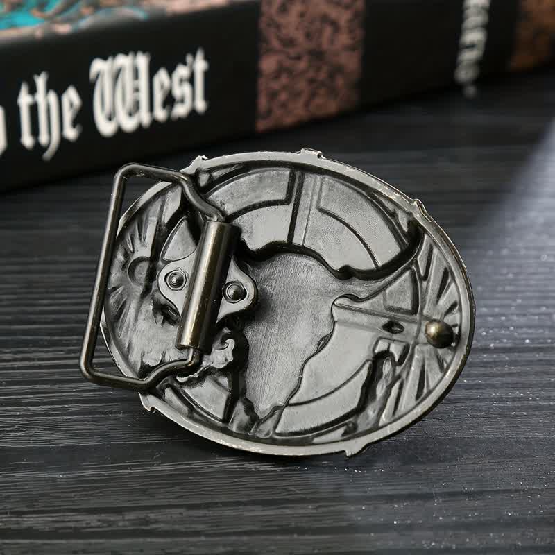 Men's DIY Buckle Leather Belt - image 4