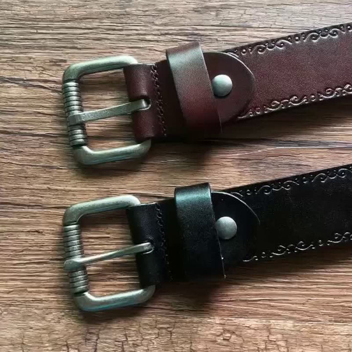 Unisex Rock Style Cross Rivet Studded Decor Belt - image 13