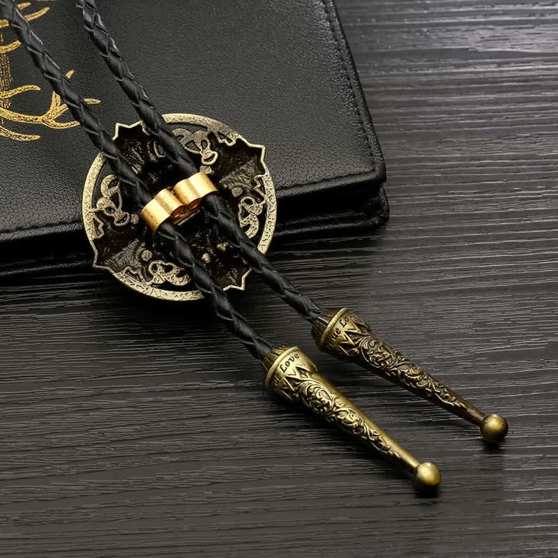 Novelty Animal Shape Howling Lion Bolo Tie - image 4
